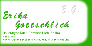 erika gottschlich business card